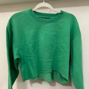 Zara Crop Crewneck